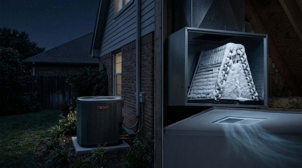 Why Your AC Freezes Up at Night and What to Do